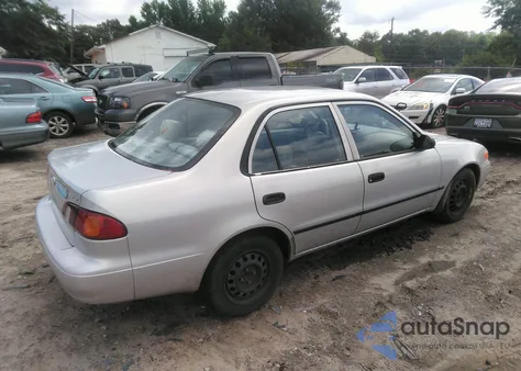 2000 Toyota Corolla Ce из США, поврежденный, VIN 2T1BR12E0YC321485